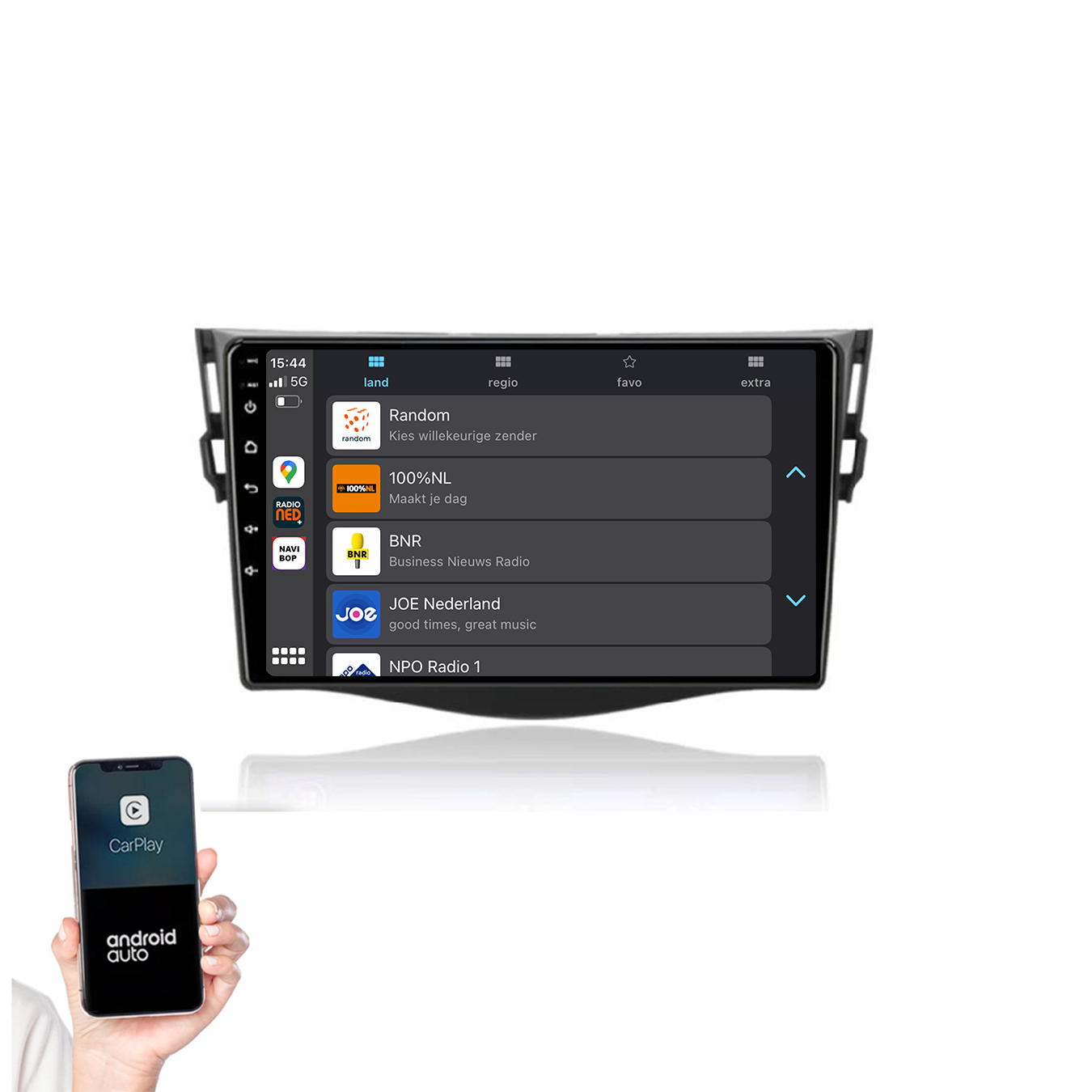 Toyota RAV-4 | Autoradio | 2006 t/m 2012 | Android 14 | Apple CarPlay & Android Auto