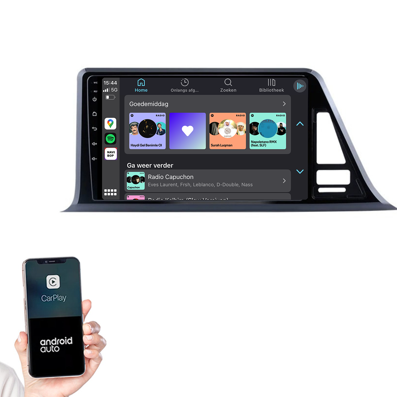 Toyota CHR | Autoradio | 2016 t/m 2020 | Android 14 | Apple CarPlay & Android Auto