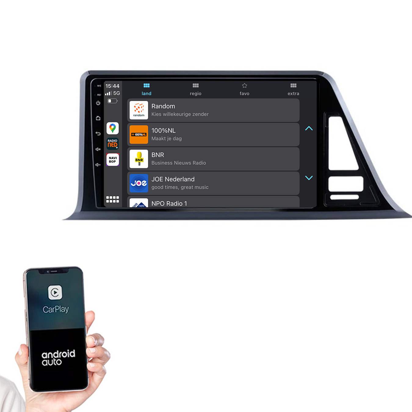 Toyota CHR | Autoradio | 2016 t/m 2020 | Android 14 | Apple CarPlay & Android Auto