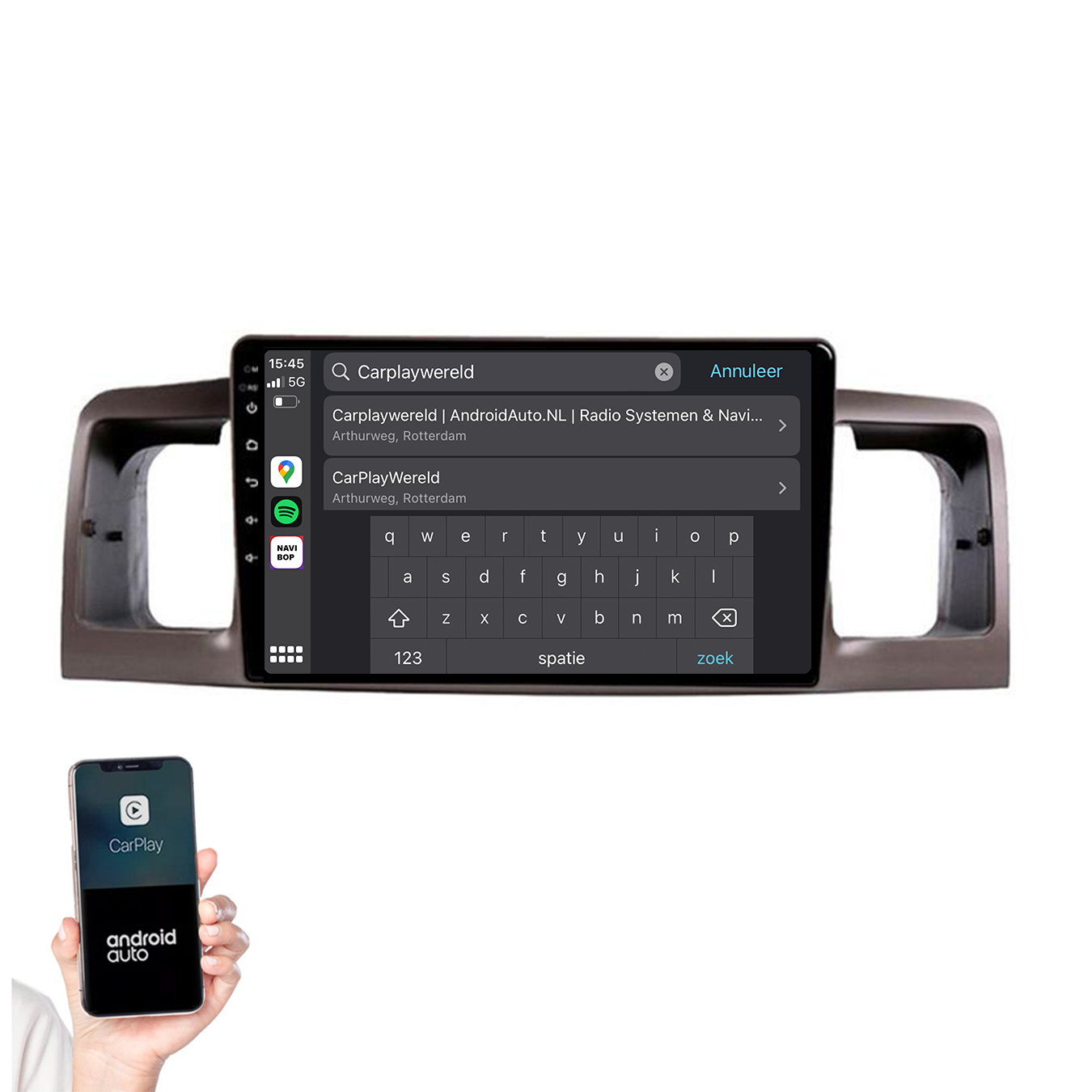 Toyota Corolla | Autoradio | 2000 t/m 2007 | Android 14 | Apple CarPlay & Android Auto