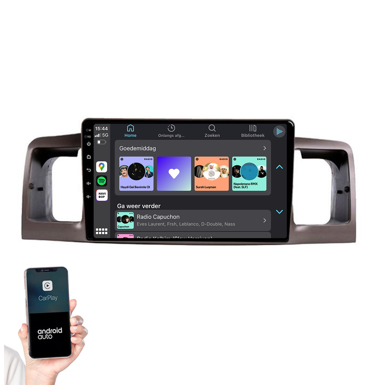 Toyota Corolla | Autoradio | 2000 t/m 2007 | Android 14 | Apple CarPlay & Android Auto