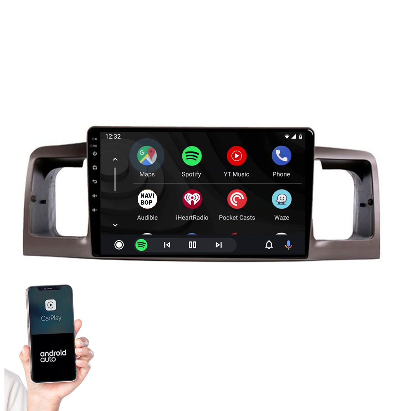Toyota Corolla | Autoradio | 2000 t/m 2007 | Android 14 | Apple CarPlay & Android Auto