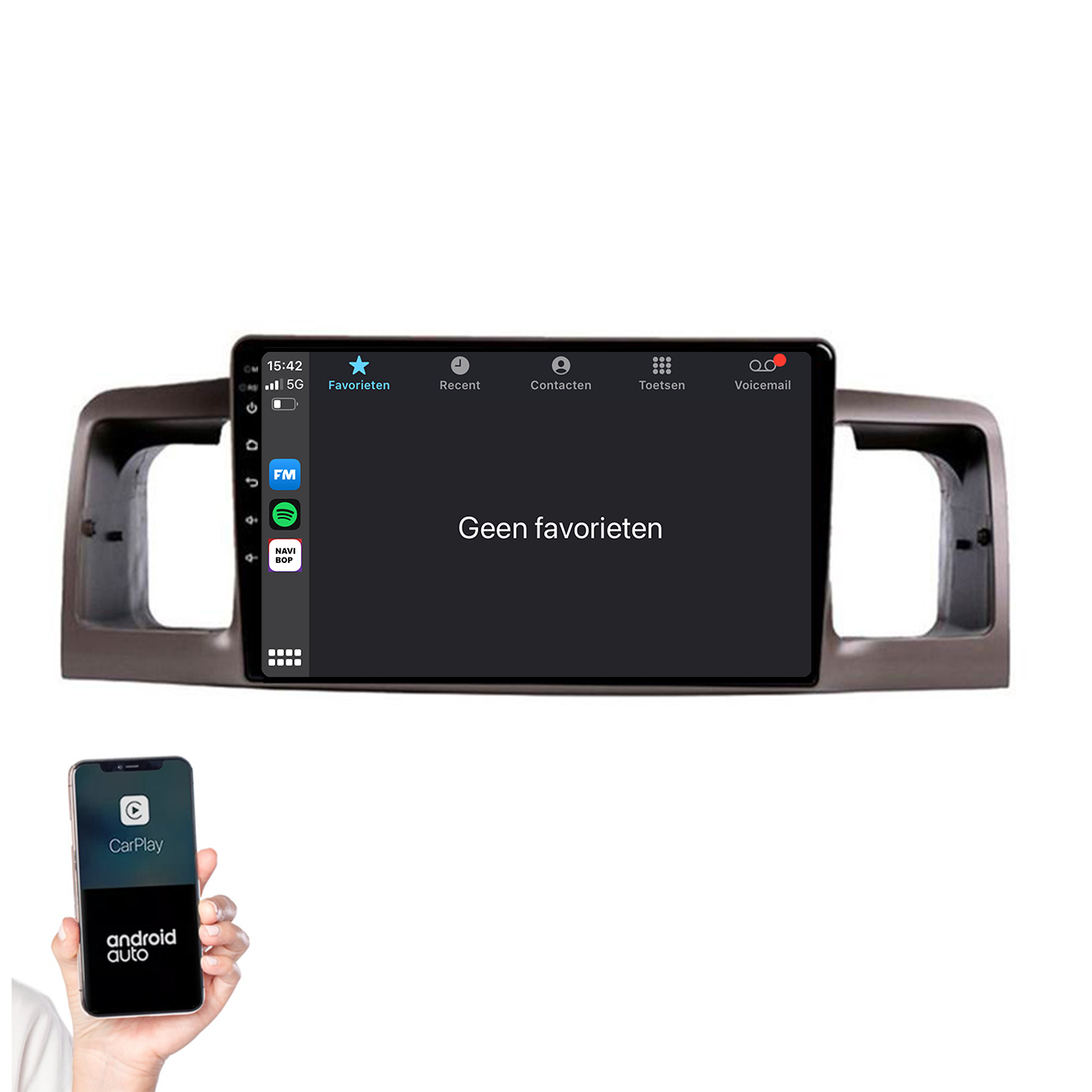 Toyota Corolla | Autoradio | 2000 t/m 2007 | Android 14 | Apple CarPlay & Android Auto