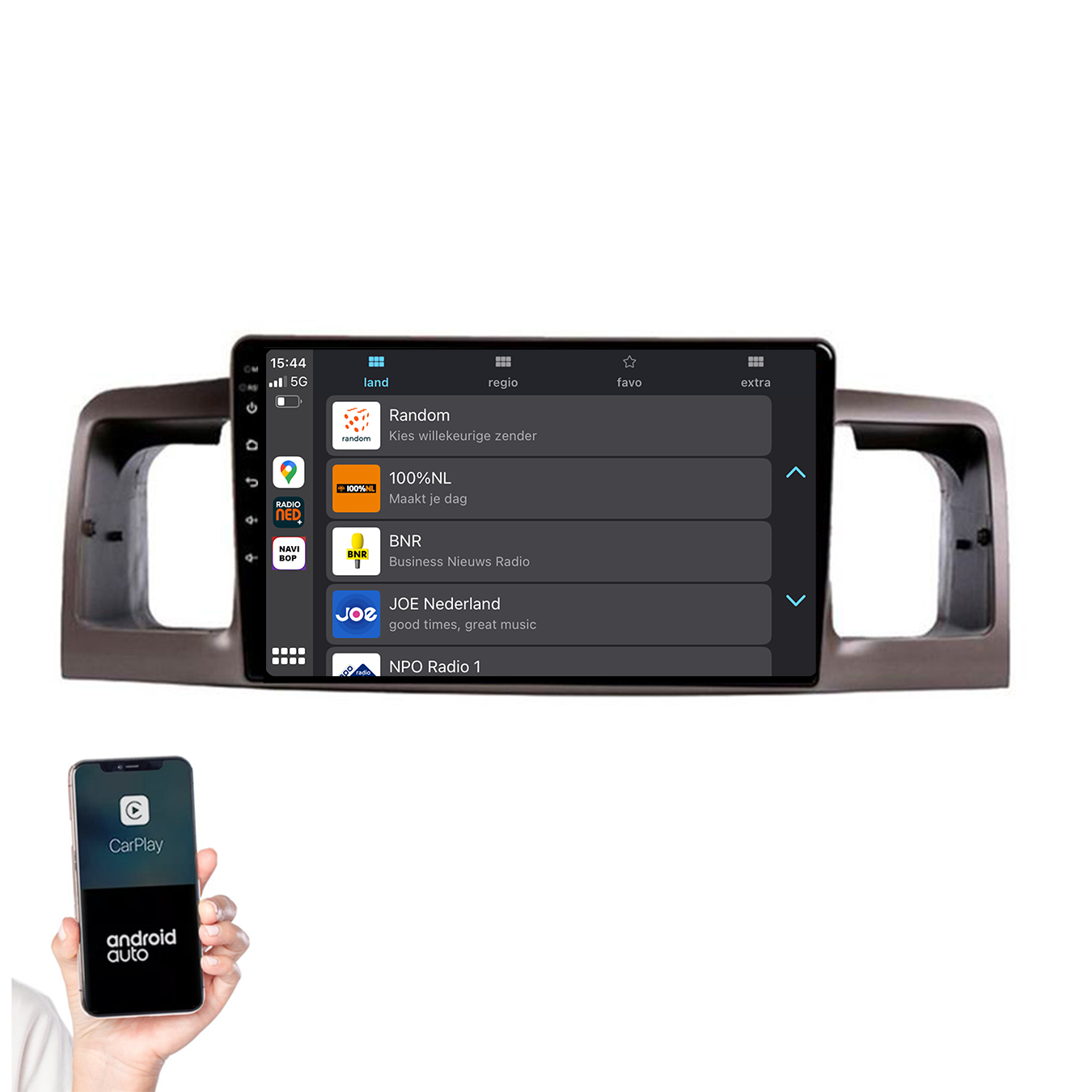 Toyota Corolla | Autoradio | 2000 t/m 2007 | Android 14 | Apple CarPlay & Android Auto