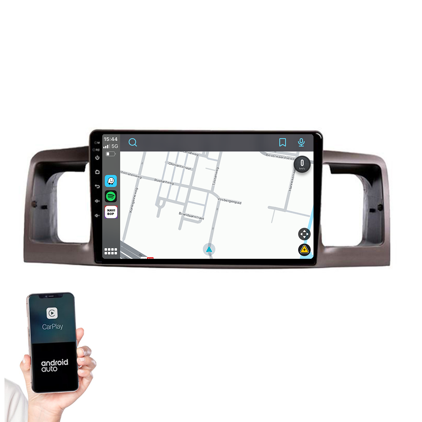Toyota Corolla | Autoradio | 2000 t/m 2007 | Android 14 | Apple CarPlay & Android Auto