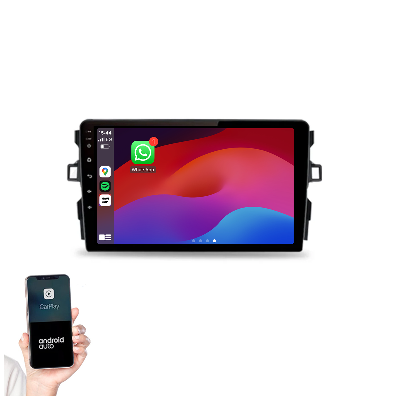 Toyota Auris | Autoradio | 2008 t/m 2015 | Android 14 | Apple CarPlay & Android Auto