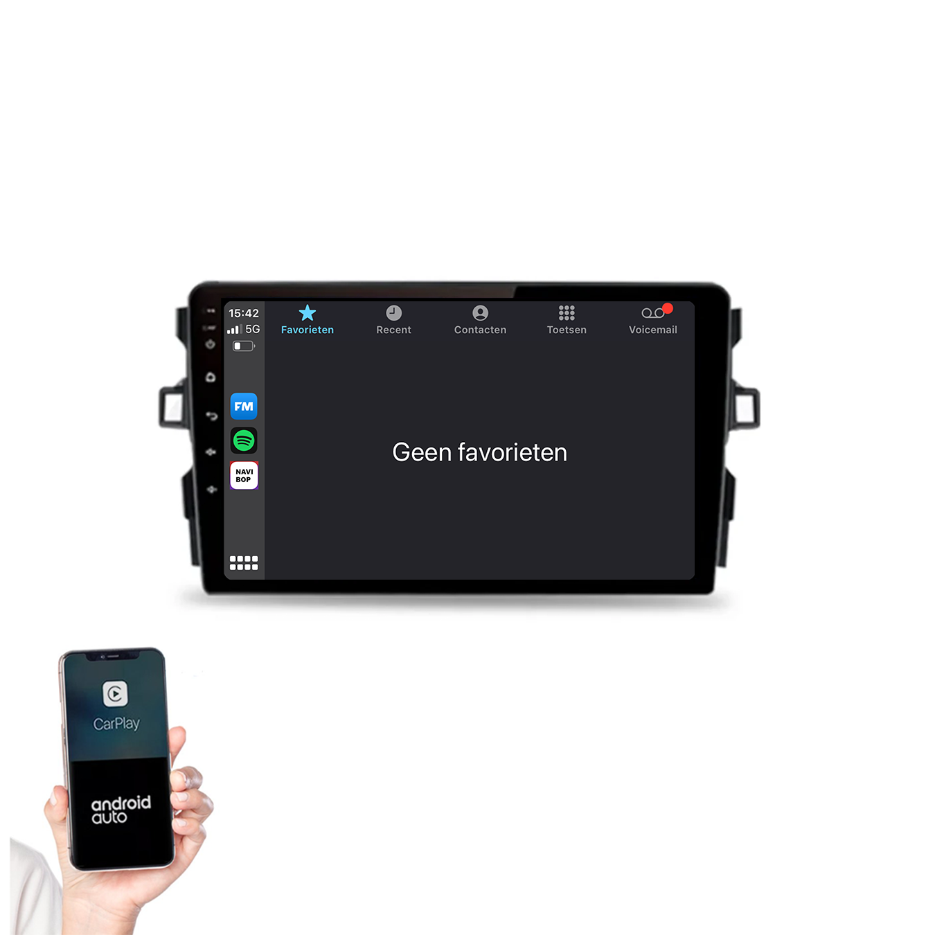 Toyota Auris | Autoradio | 2008 t/m 2015 | Android 14 | Apple CarPlay & Android Auto