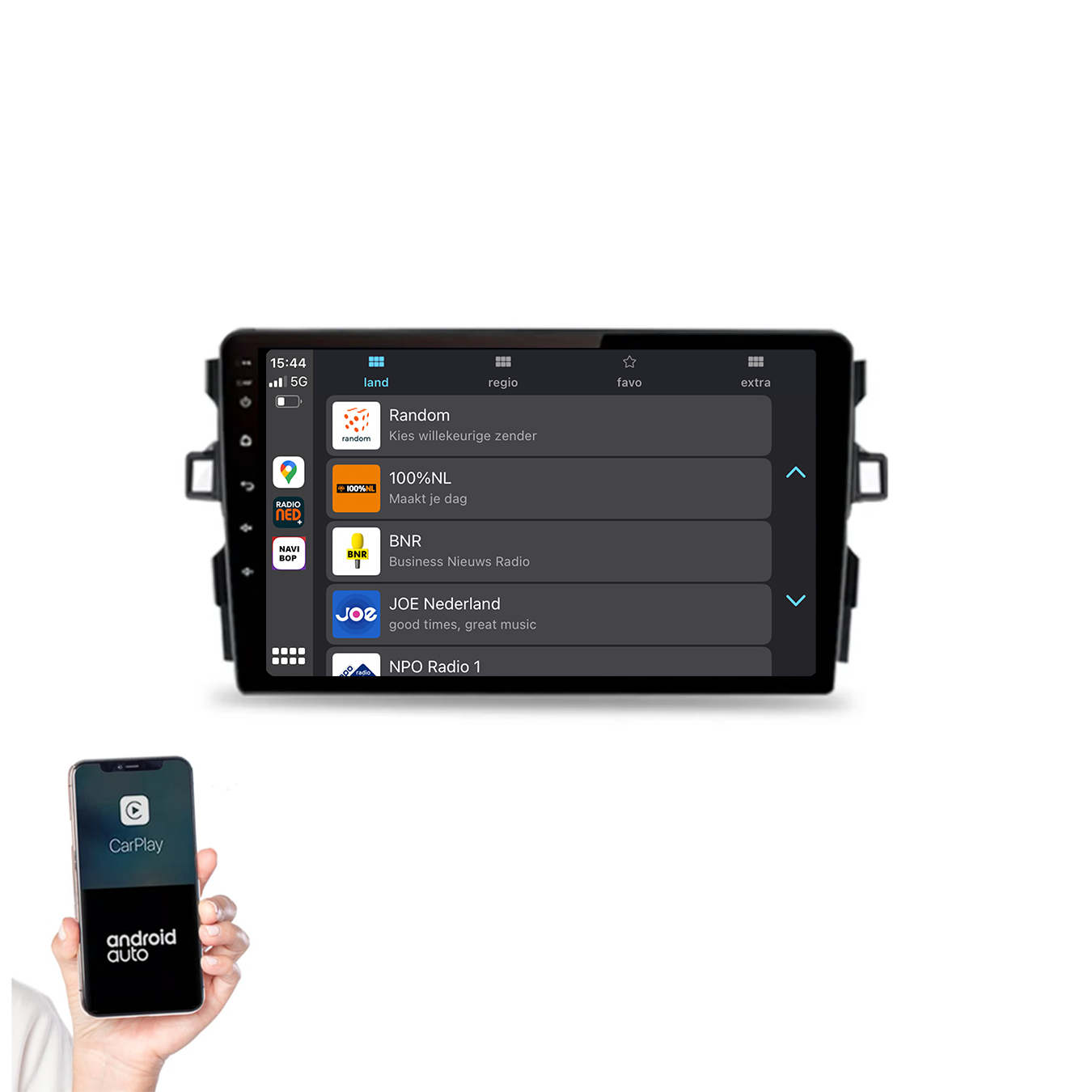 Toyota Auris | Autoradio | 2008 t/m 2015 | Android 14 | Apple CarPlay & Android Auto