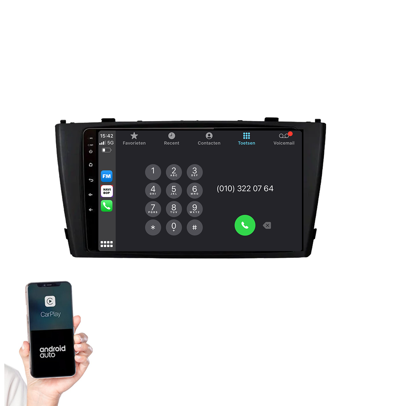Toyota Avensis | Autoradio | 2008 t/m 2015 | Apple CarPlay & Android Auto