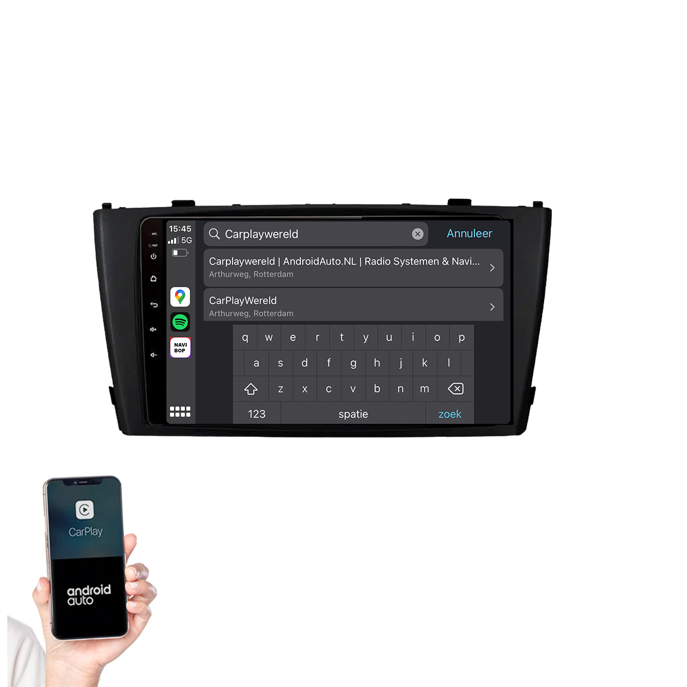 Toyota Avensis | Autoradio | 2008 t/m 2015 | Apple CarPlay & Android Auto