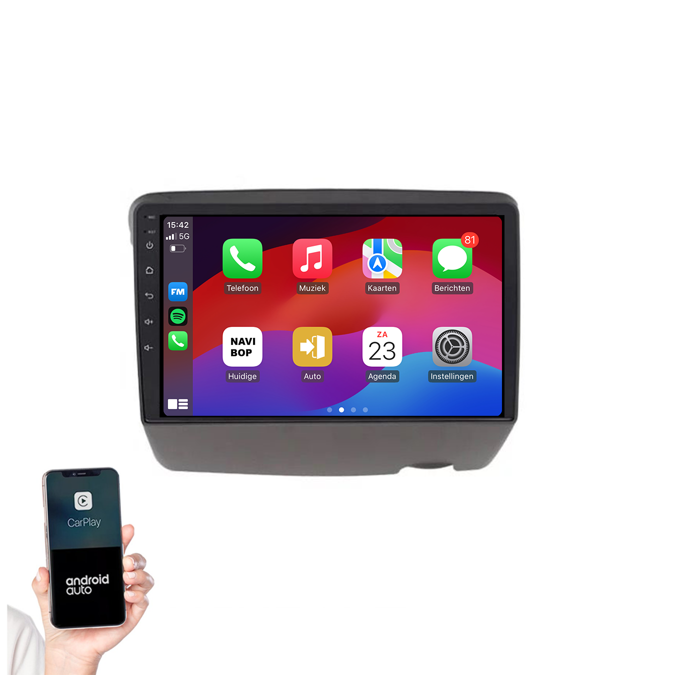 Toyota Yaris | Autoradio | 1995 t/m 2005 | Android 14 | Apple CarPlay & Android Auto