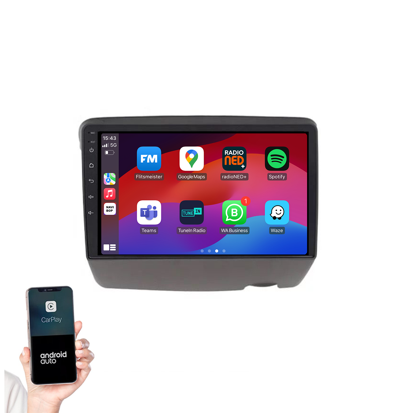 Toyota Yaris | Autoradio | 1995 t/m 2005 | Android 14 | Apple CarPlay & Android Auto