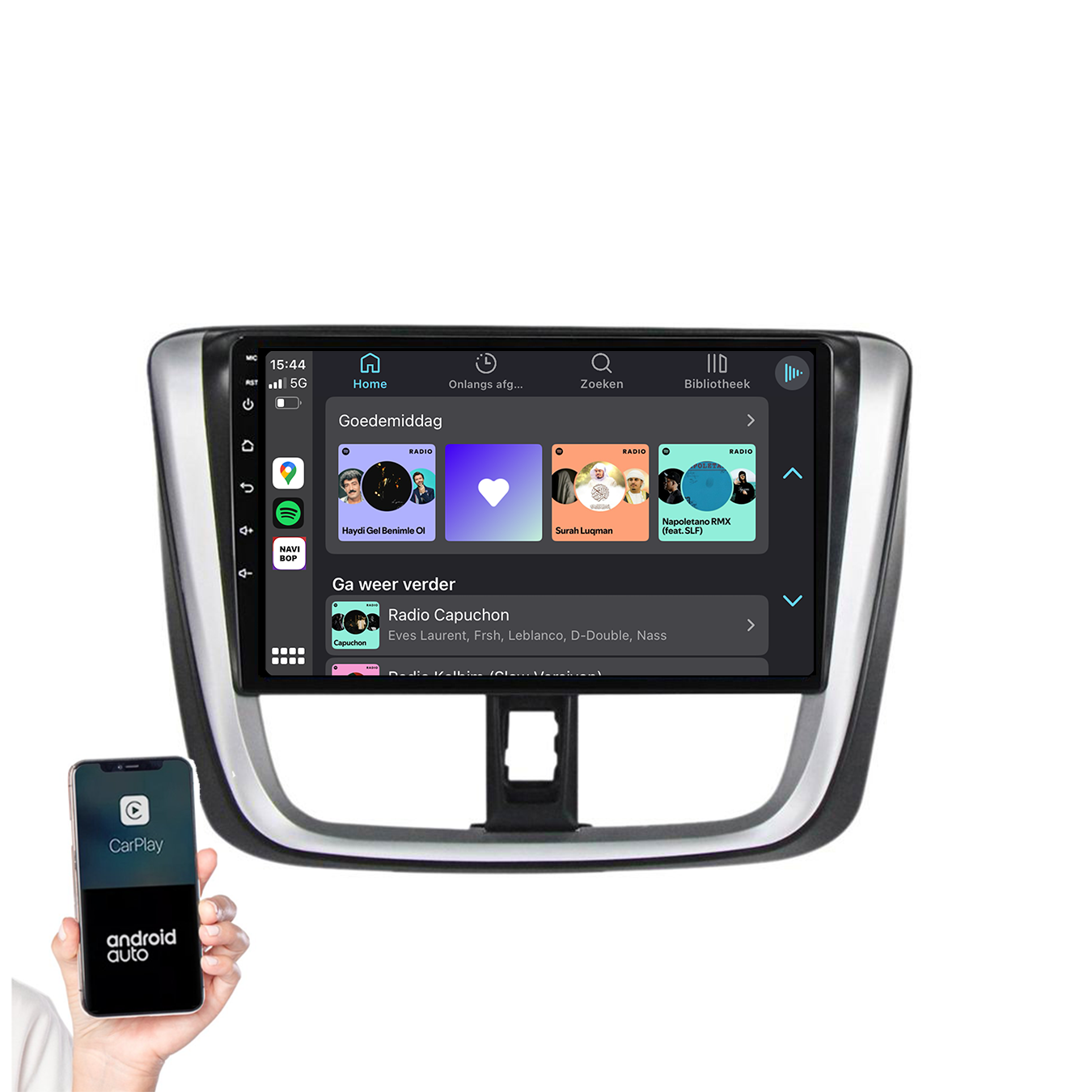 Toyota Yaris | Autoradio | 2014 t/m 2018 | Android 14 | Apple CarPlay & Android Auto