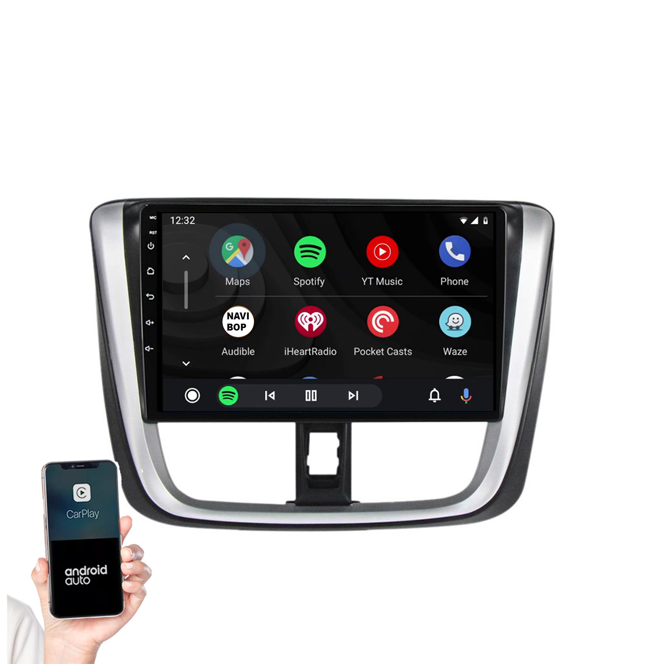 Toyota Yaris | Autoradio | 2014 t/m 2018 | Android 14 | Apple CarPlay & Android Auto