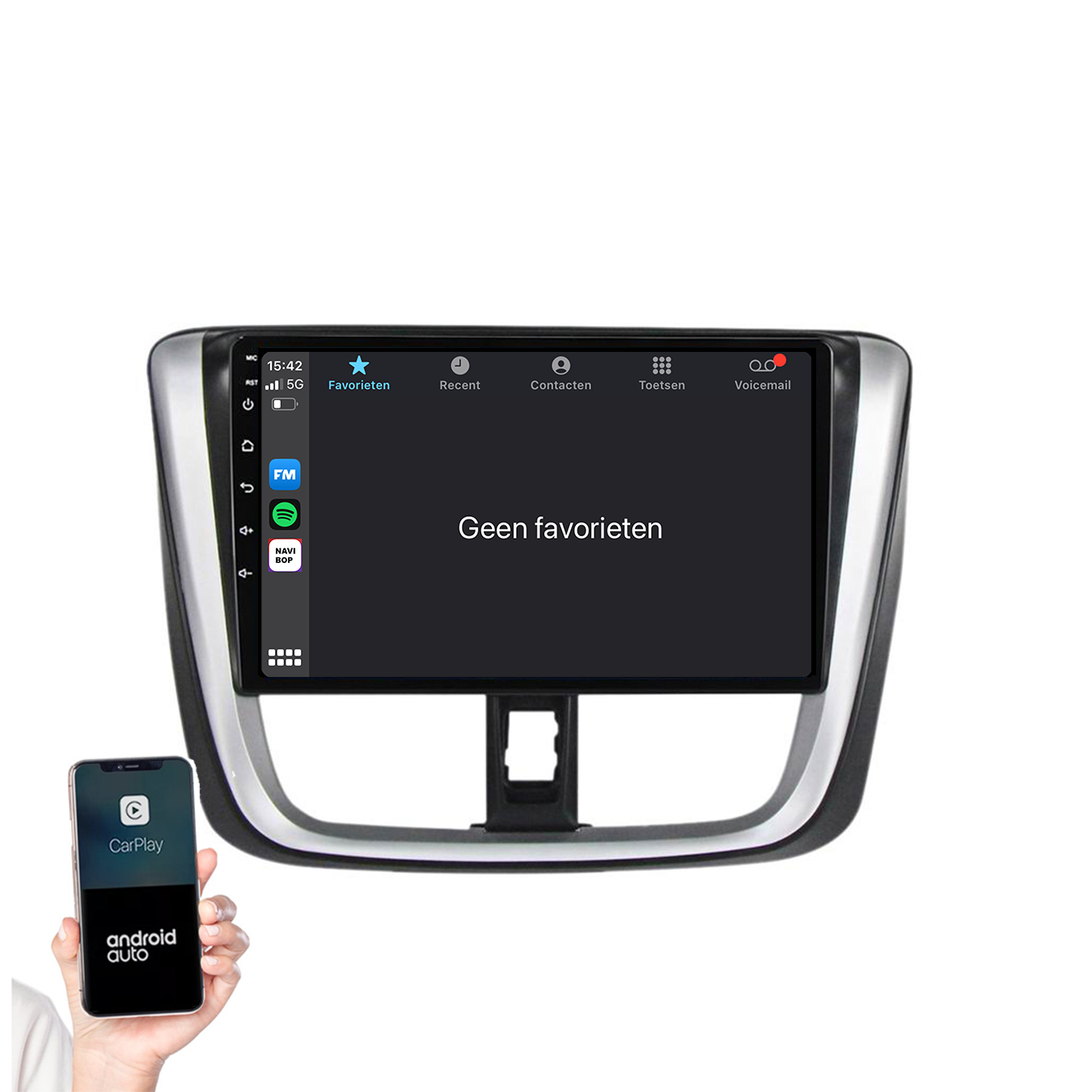 Toyota Yaris | Autoradio | 2014 t/m 2018 | Android 14 | Apple CarPlay & Android Auto