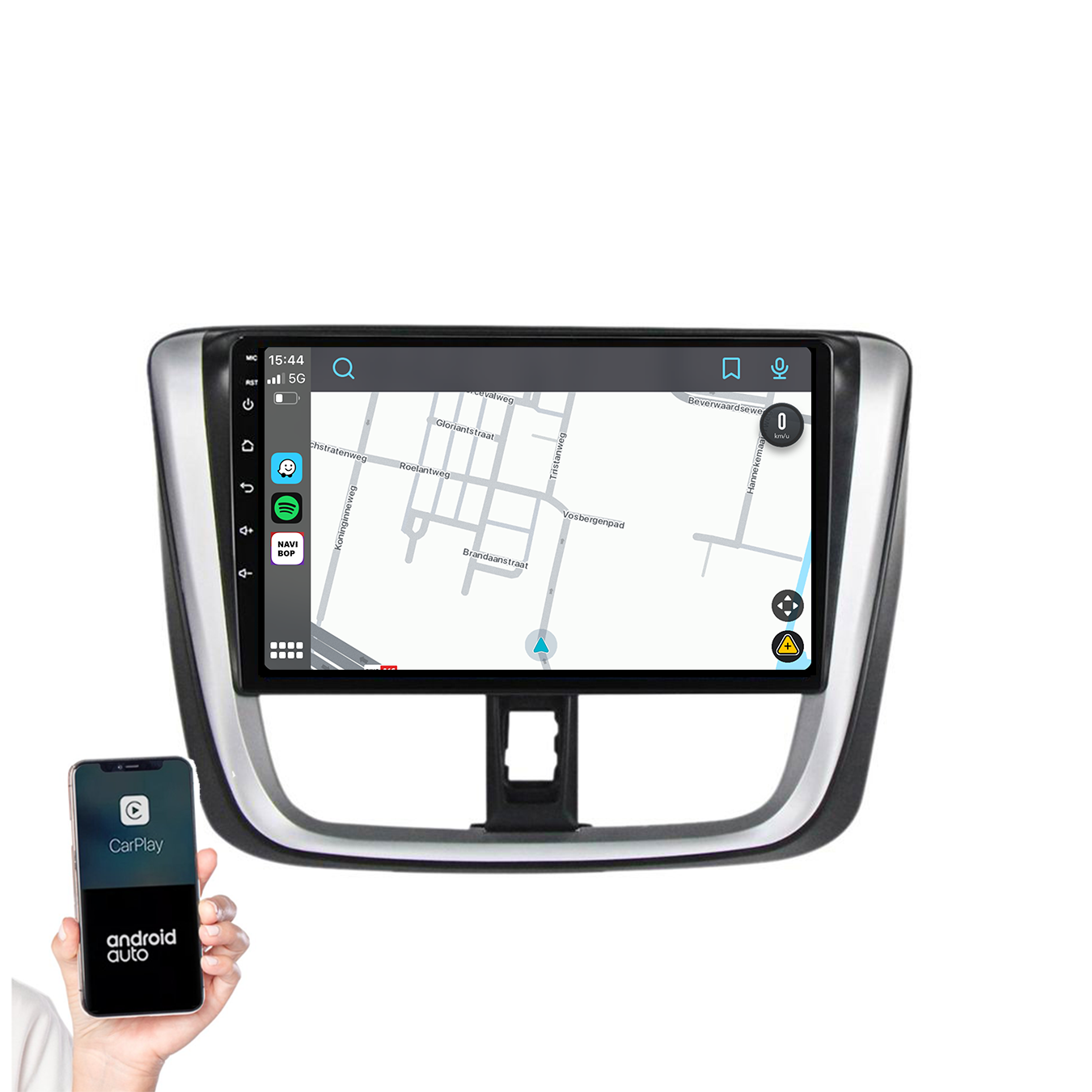 Toyota Yaris | Autoradio | 2014 t/m 2018 | Android 14 | Apple CarPlay & Android Auto