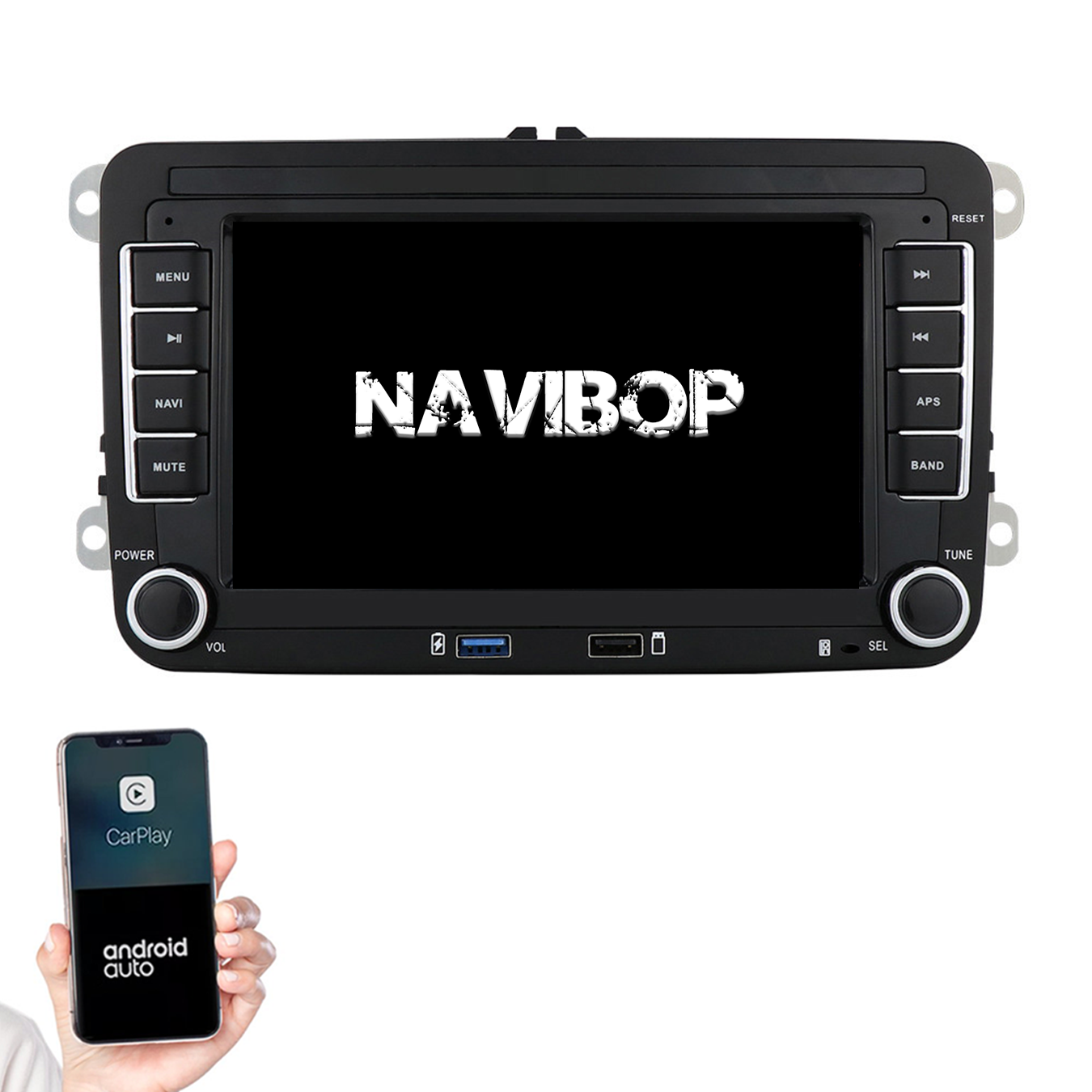 Volkswagen Golf 6 | Autoradio | 2009 t/m 2012 | Android 14 | Apple CarPlay & Android Auto