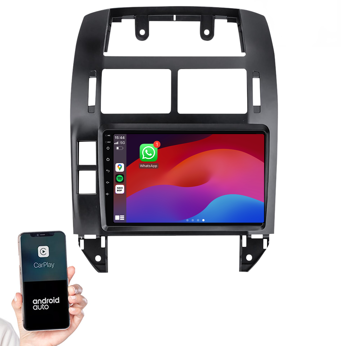 Volkswagen Polo | Autoradio | 2002 t/m 2009 | Android 14 | Apple CarPlay & Android Auto