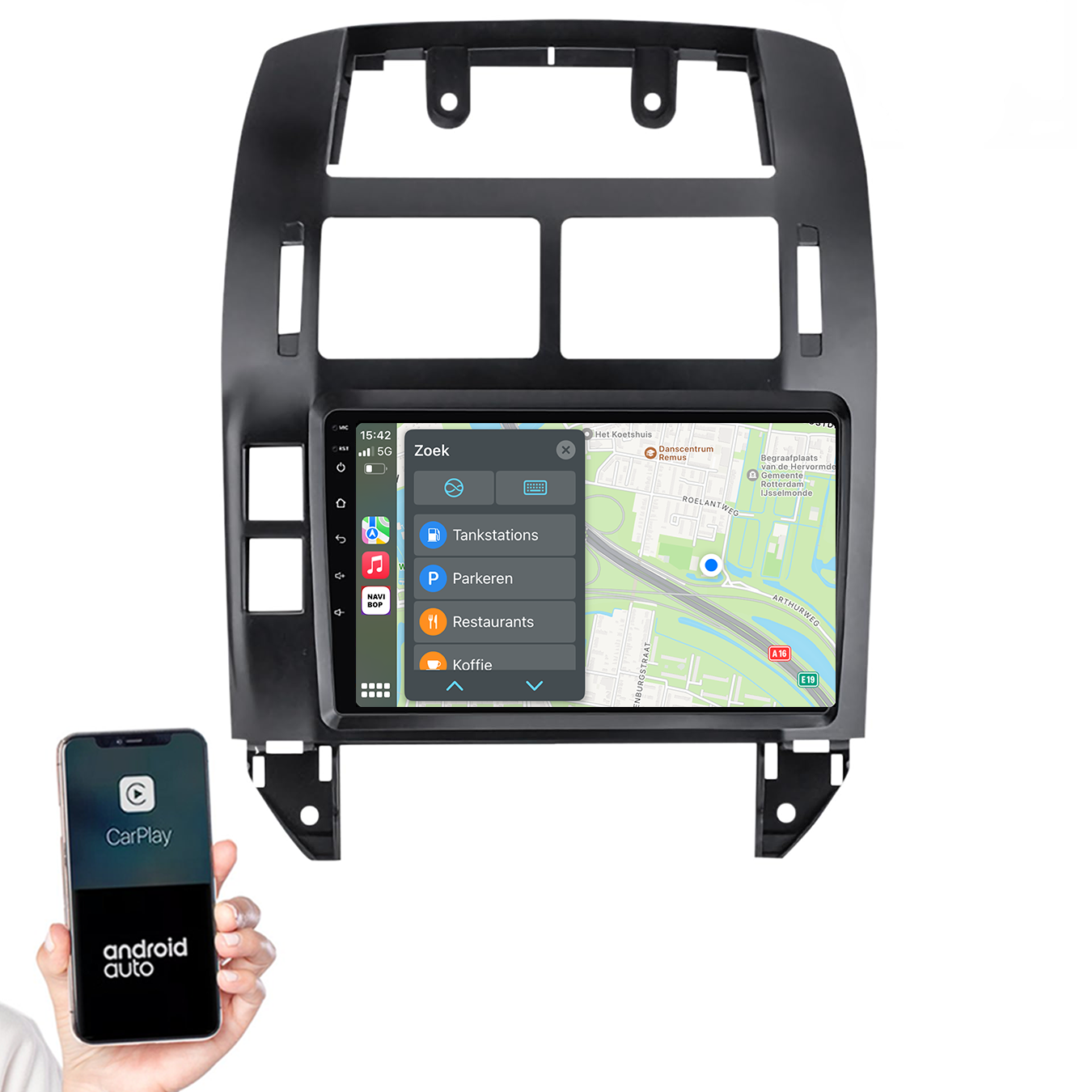 Volkswagen Polo | Autoradio | 2002 t/m 2009 | Android 14 | Apple CarPlay & Android Auto