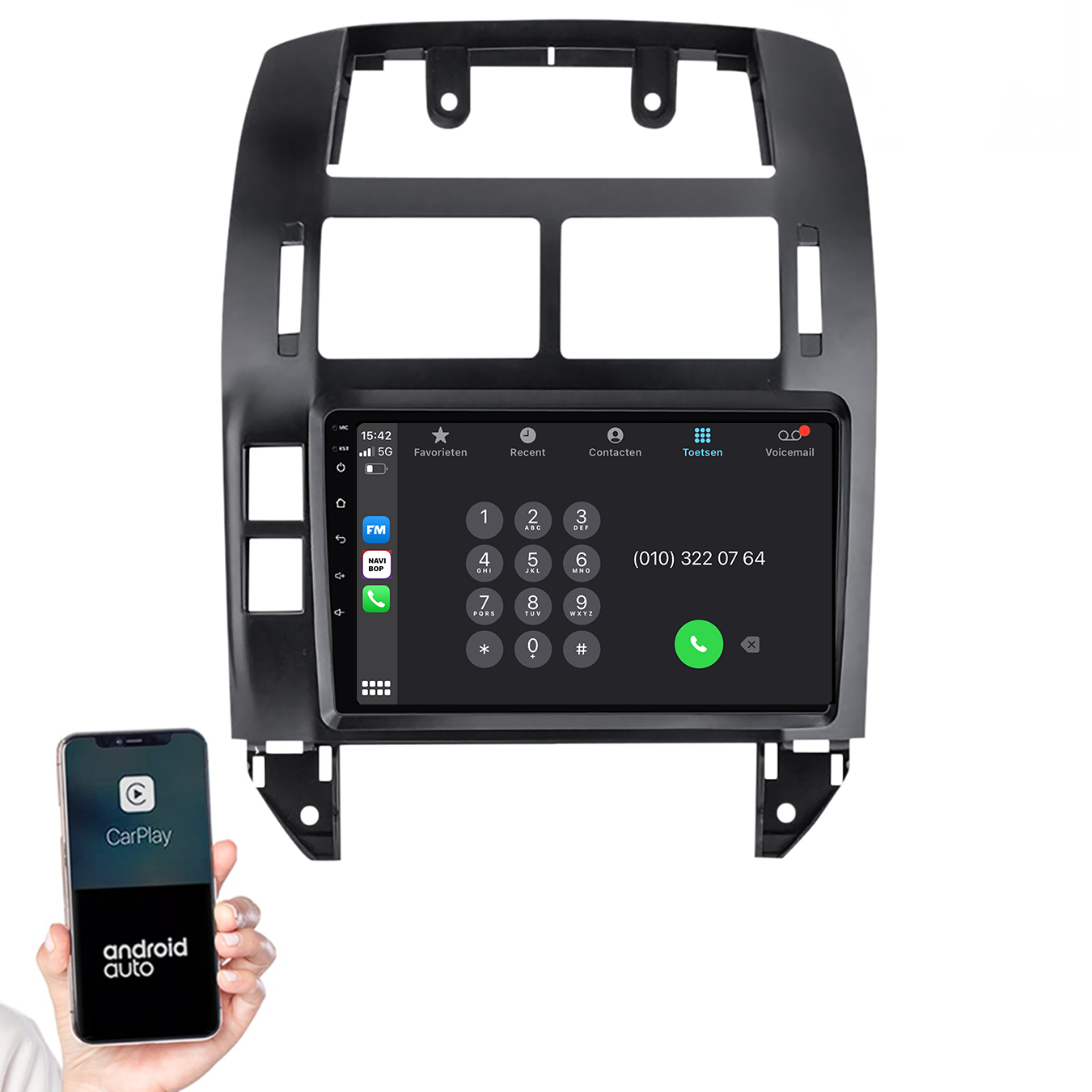Volkswagen Polo | Autoradio | 2002 t/m 2009 | Android 14 | Apple CarPlay & Android Auto