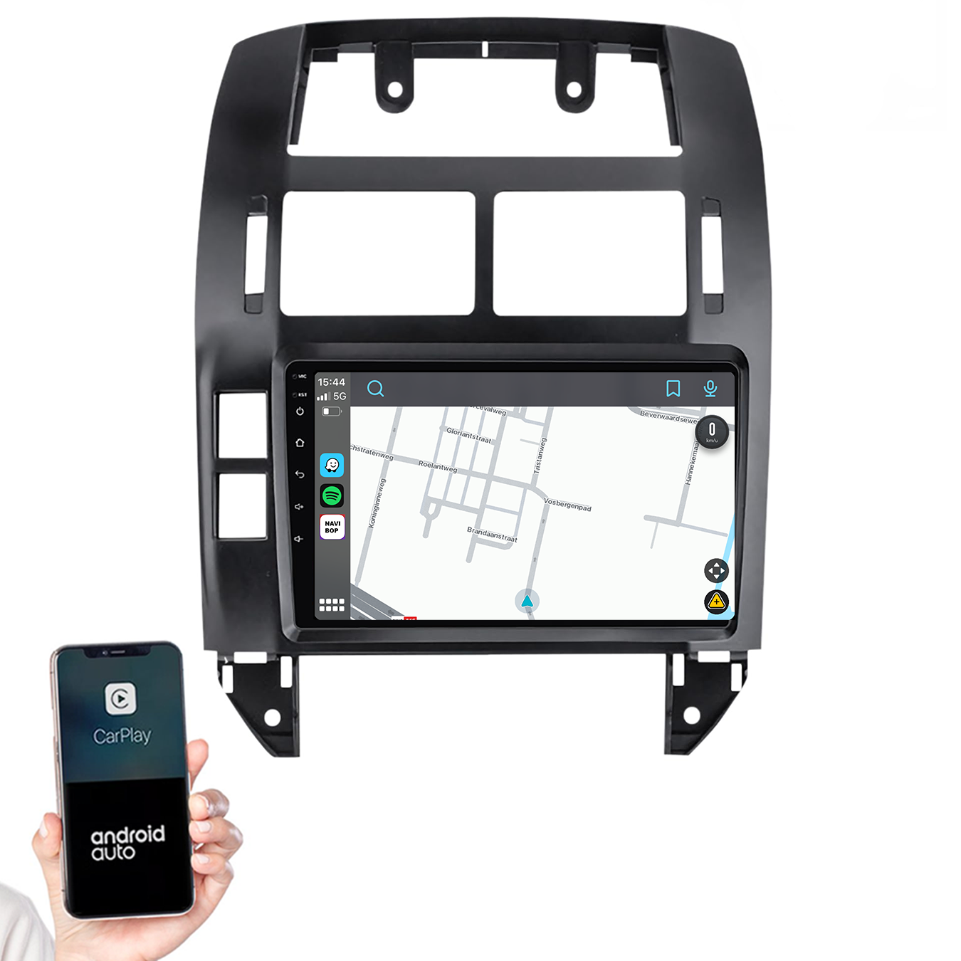 Volkswagen Polo | Autoradio | 2002 t/m 2009 | Android 14 | Apple CarPlay & Android Auto
