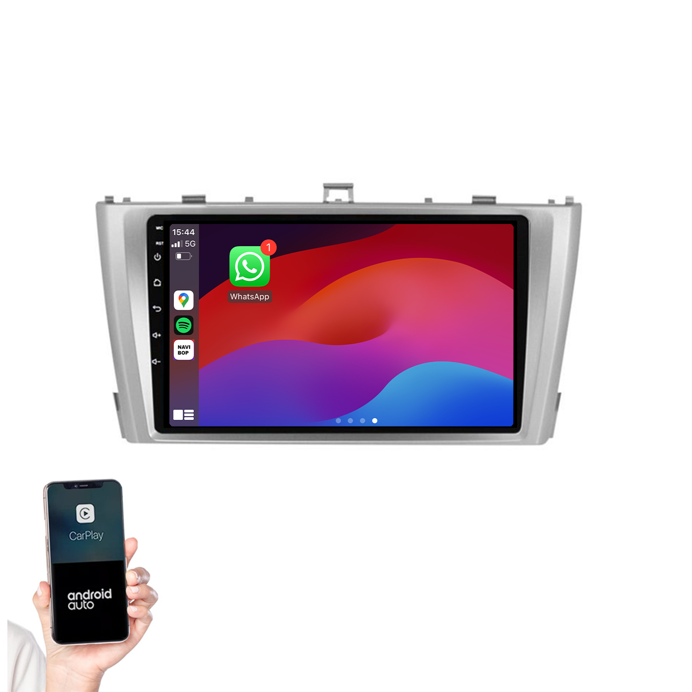 Toyota Avensis | Autoradio | 2008 t/m 2015 | Android 14 | Apple CarPlay & Android Auto