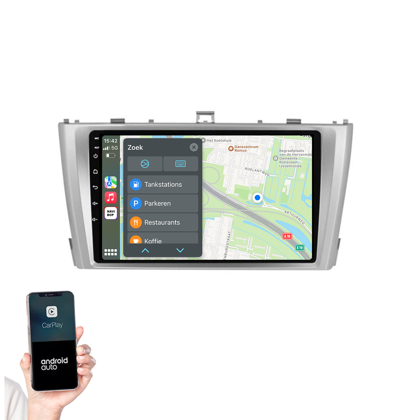 Toyota Avensis | Autoradio | 2008 t/m 2015 | Android 14 | Apple CarPlay & Android Auto