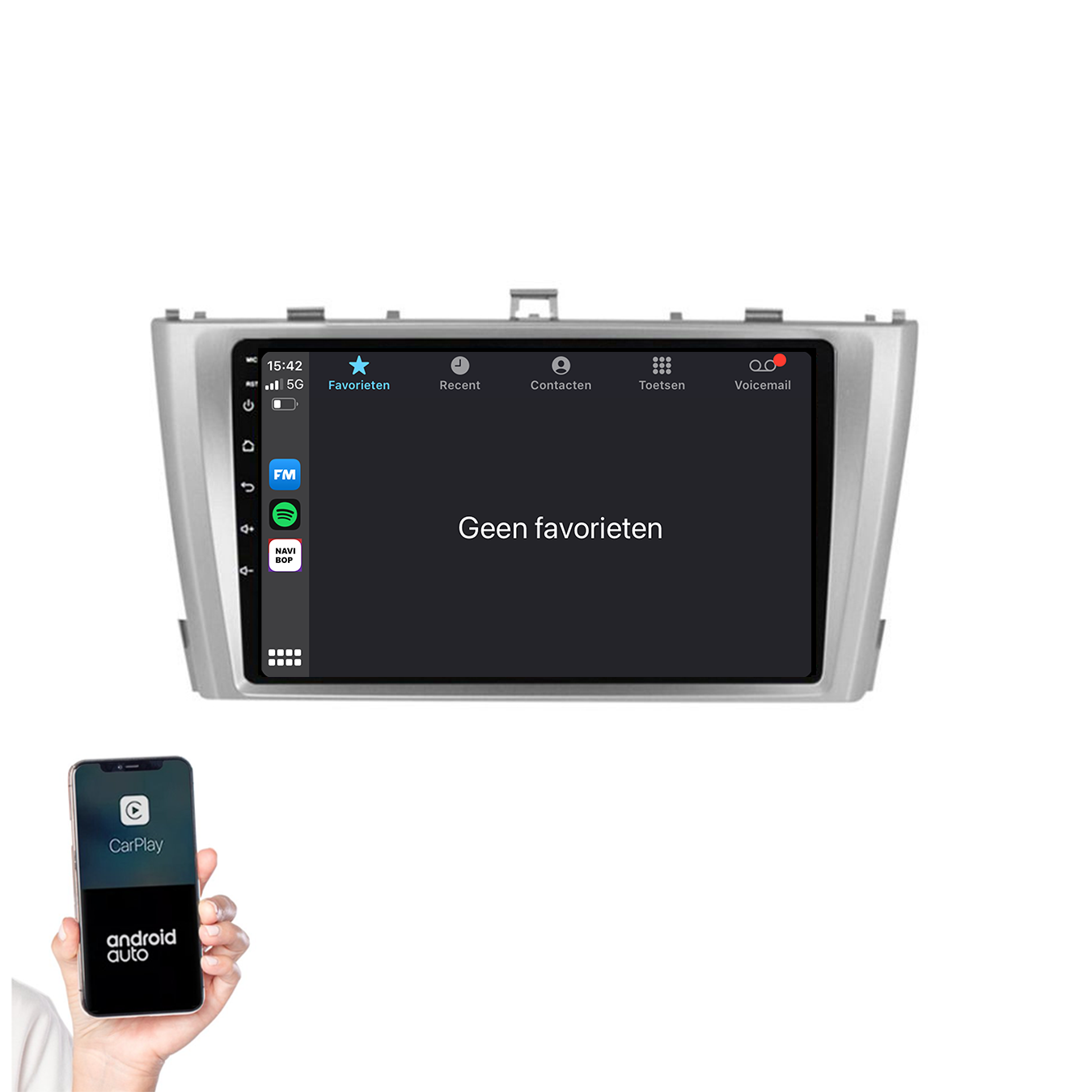 Toyota Avensis | Autoradio | 2008 t/m 2015 | Android 14 | Apple CarPlay & Android Auto
