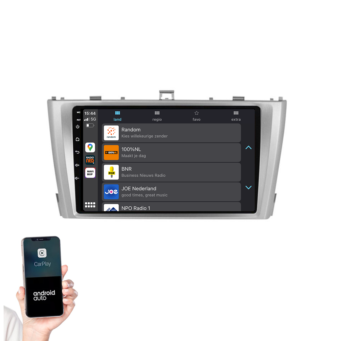 Toyota Avensis | Autoradio | 2008 t/m 2015 | Android 14 | Apple CarPlay & Android Auto