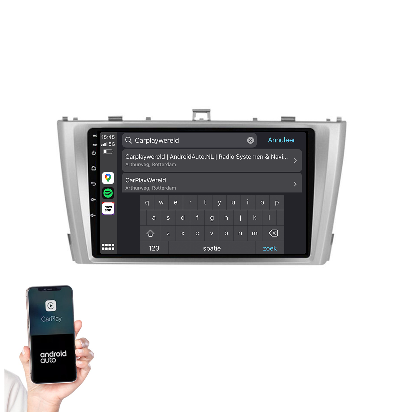 Toyota Avensis | Autoradio | 2008 t/m 2015 | Android 14 | Apple CarPlay & Android Auto