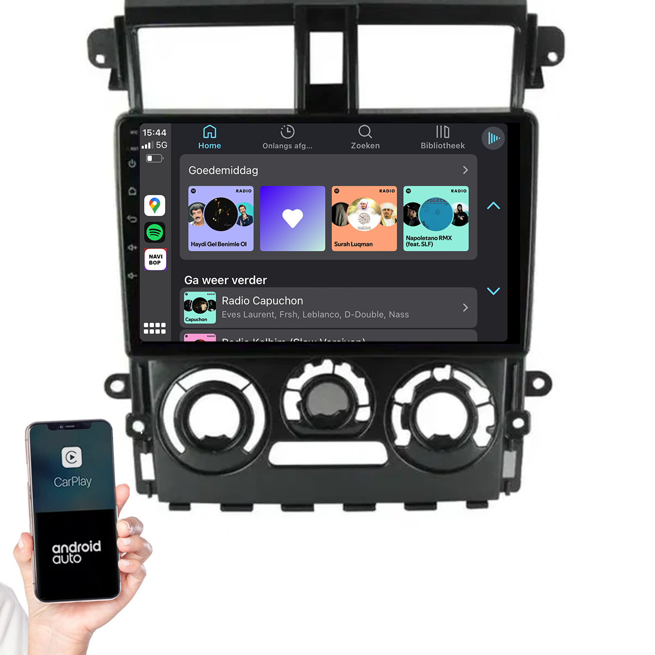 Mitsubishi Colt Plus | Autoradio | 2007 t/m 2013 | Android 14 | Apple CarPlay & Android Auto