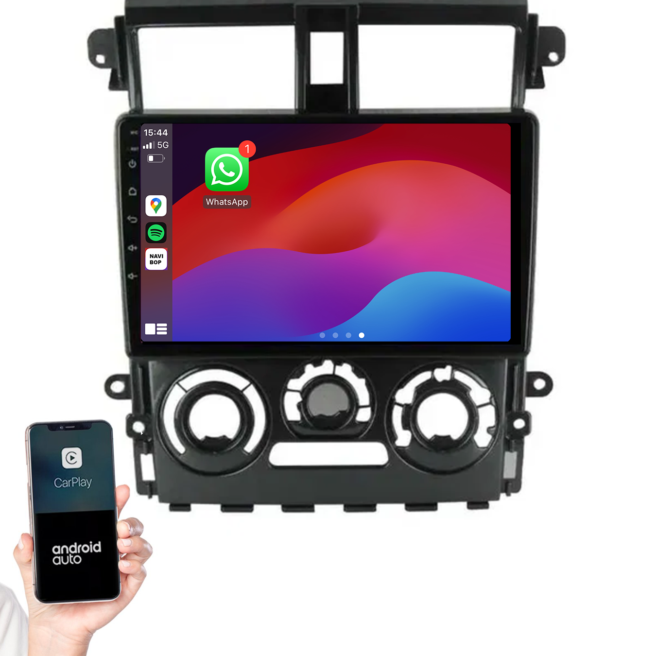 Mitsubishi Colt Plus | Autoradio | 2007 t/m 2013 | Android 14 | Apple CarPlay & Android Auto