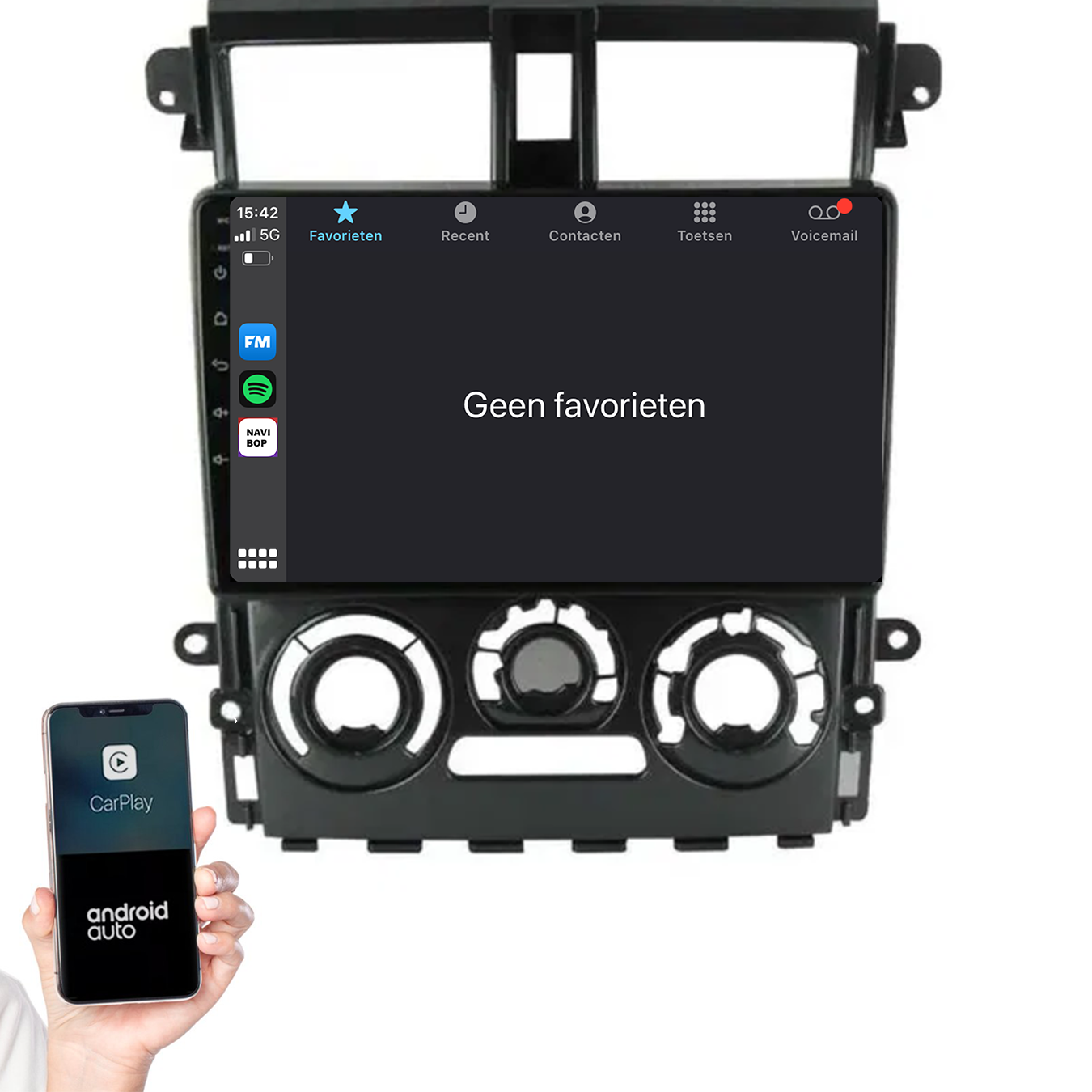 Mitsubishi Colt Plus | Autoradio | 2007 t/m 2013 | Android 14 | Apple CarPlay & Android Auto