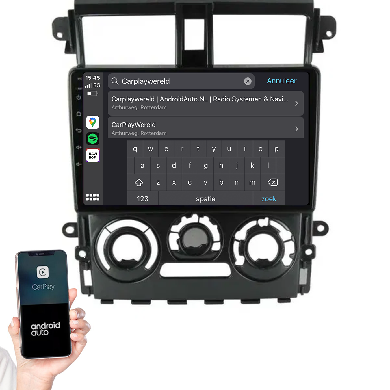 Mitsubishi Colt Plus | Autoradio | 2007 t/m 2013 | Android 14 | Apple CarPlay & Android Auto