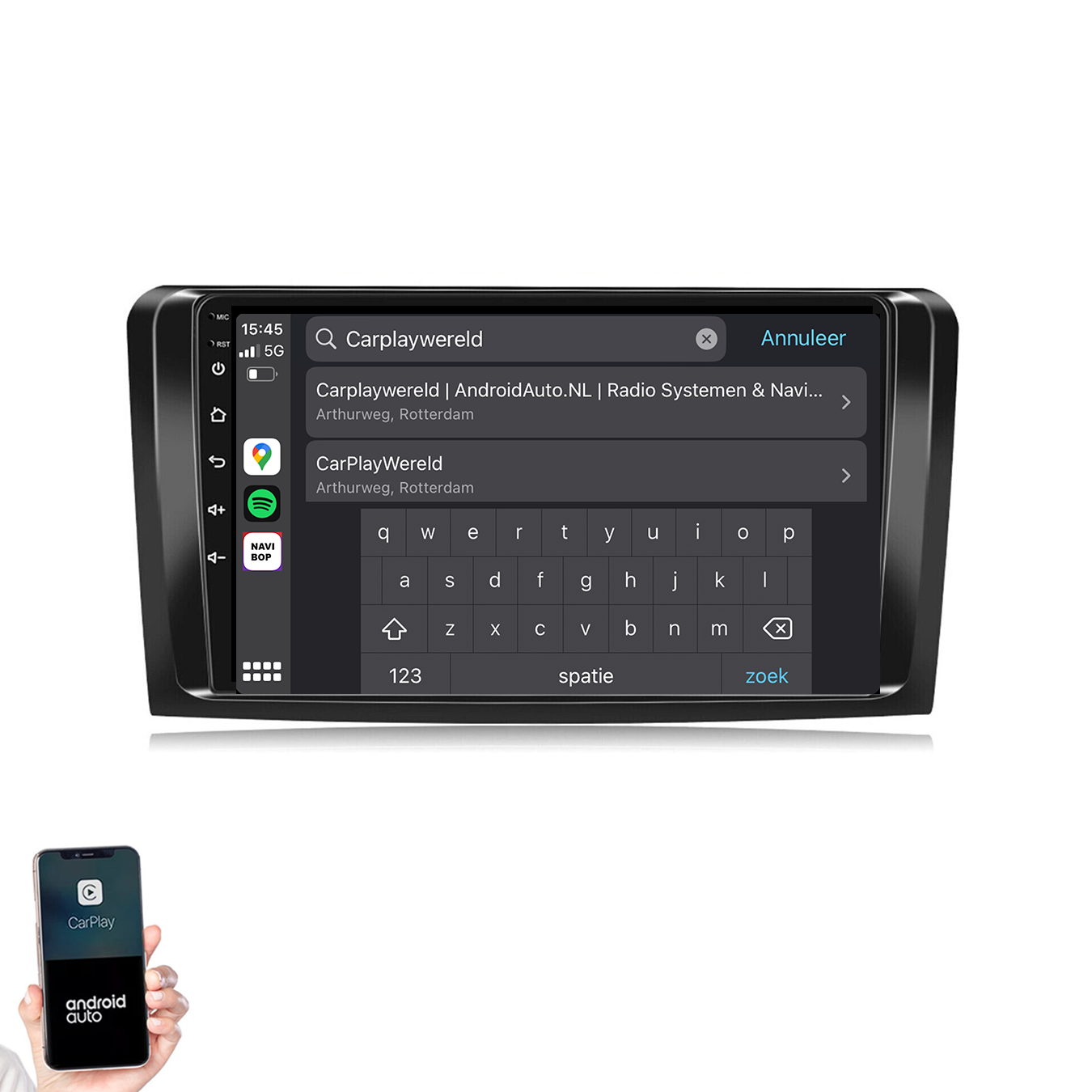 Mercedes ML-klasse | Autoradio | 2005 t/m 2011 | Android 14 | Apple CarPlay & Android Auto (Copy)