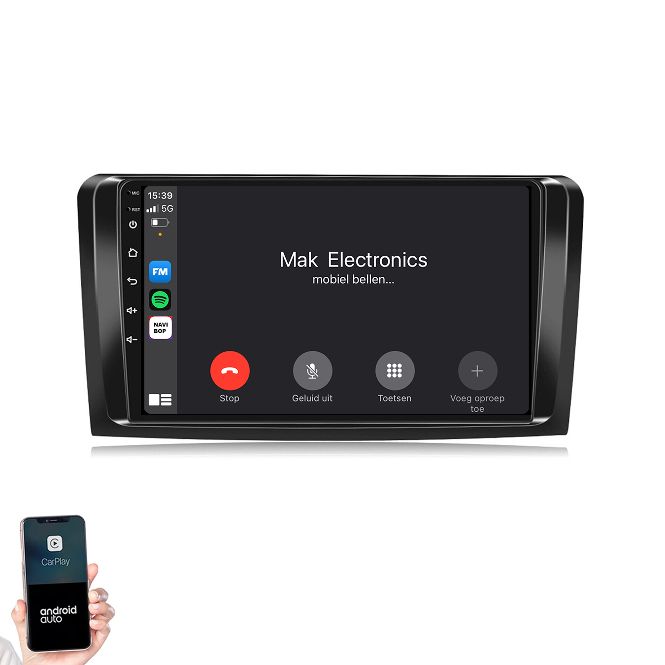 Mercedes ML-klasse | Autoradio | 2005 t/m 2011 | Android 14 | Apple CarPlay & Android Auto (Copy)