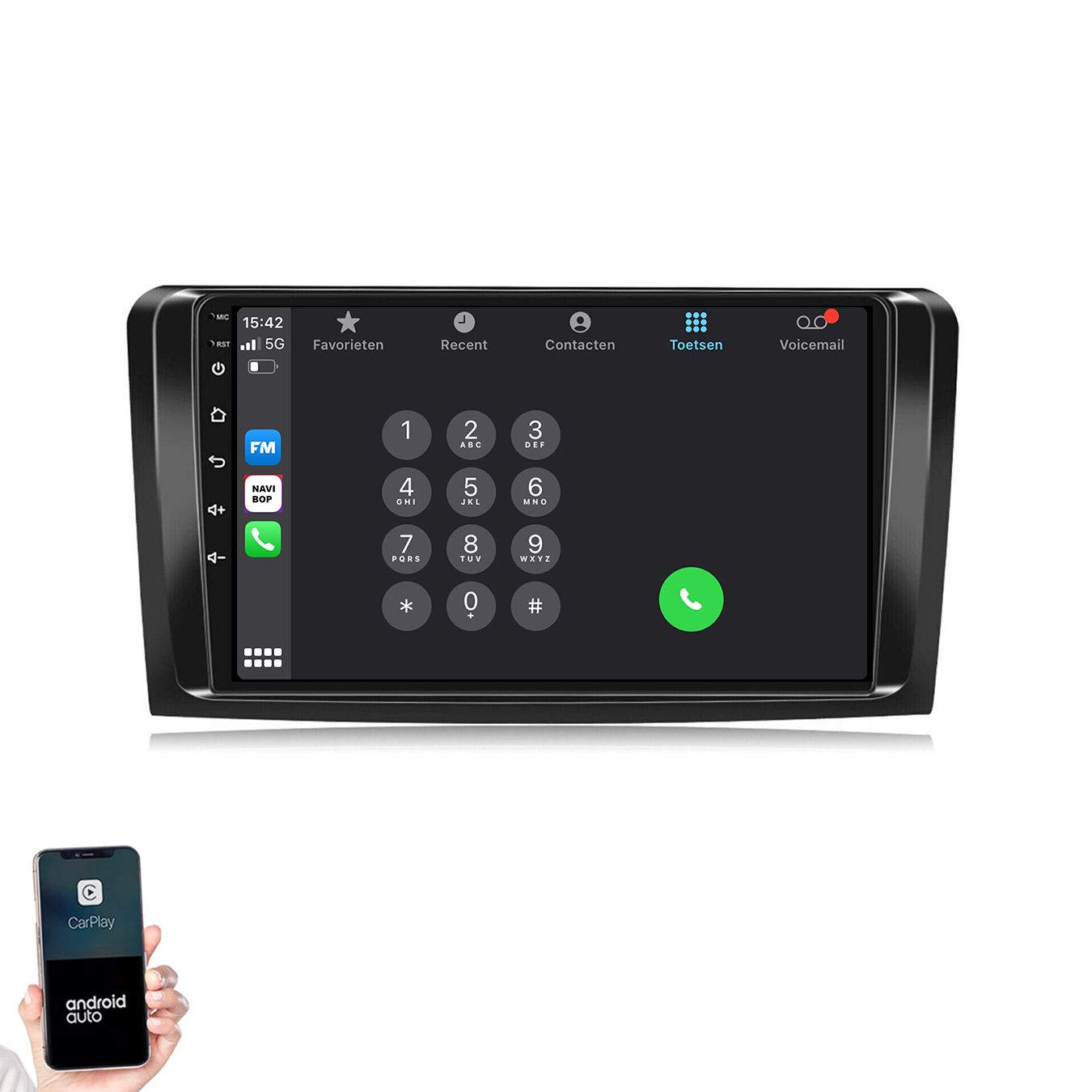 Mercedes ML-klasse | Autoradio | 2005 t/m 2011 | Android 14 | Apple CarPlay & Android Auto (Copy)