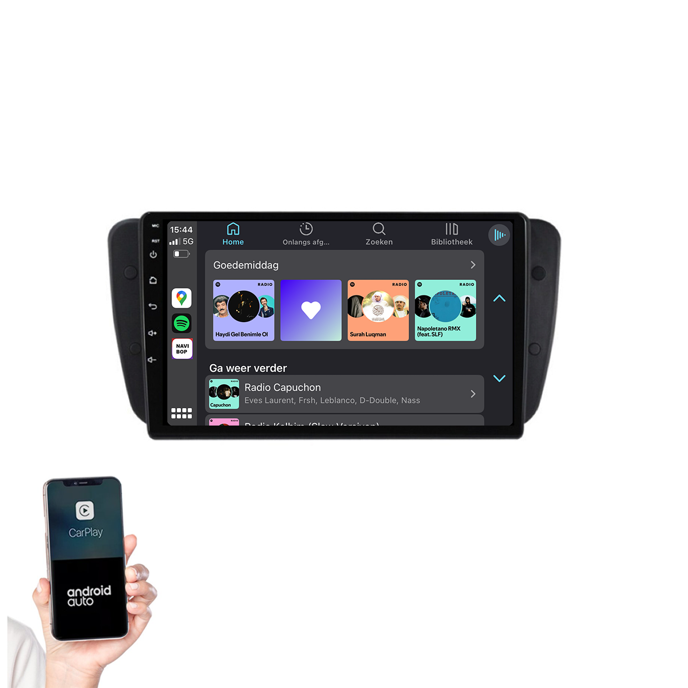 Seat Ibiza | Autoradio | 2009 t/m 2013 | Android 14 | Apple CarPlay & Android Auto