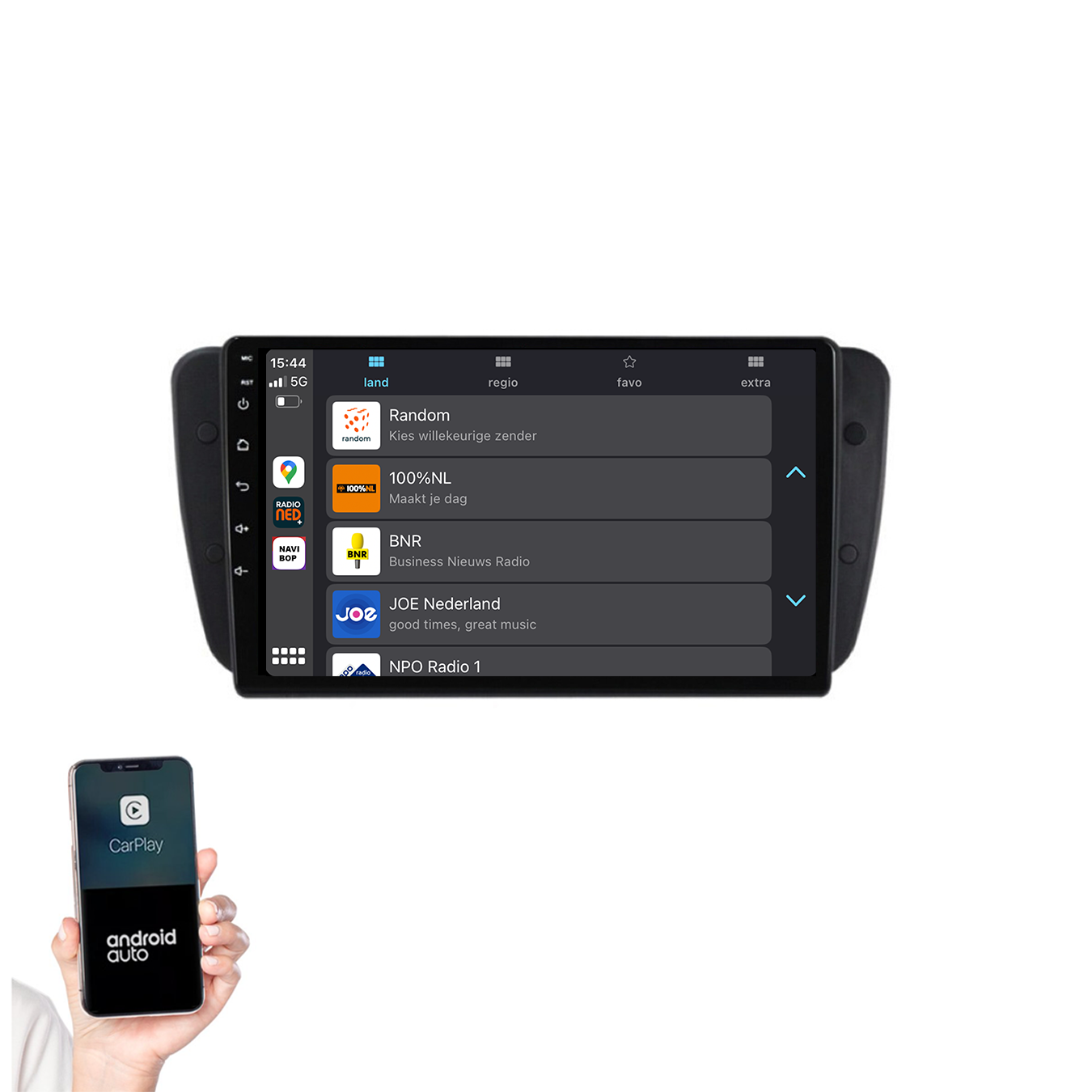 Seat Ibiza | Autoradio | 2009 t/m 2013 | Android 14 | Apple CarPlay & Android Auto