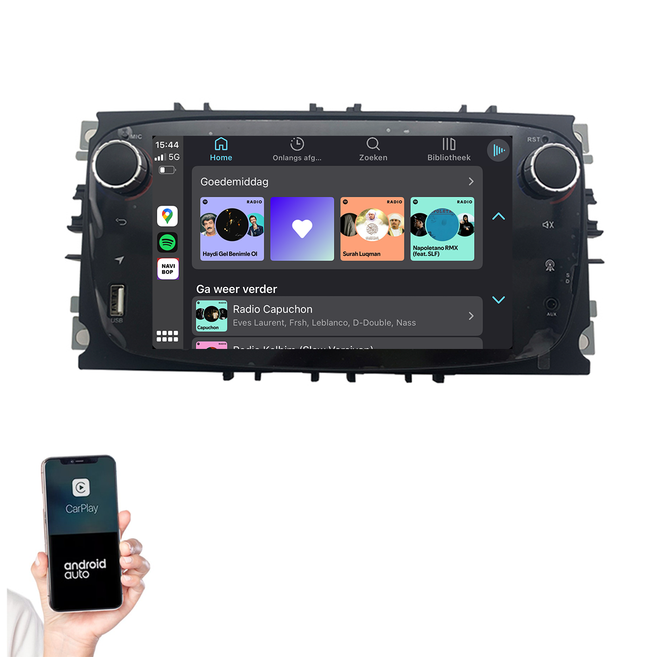 Ford S-max | Autoradio | 2008 t/m 2011 | Android 14 | Apple CarPlay & Android Auto