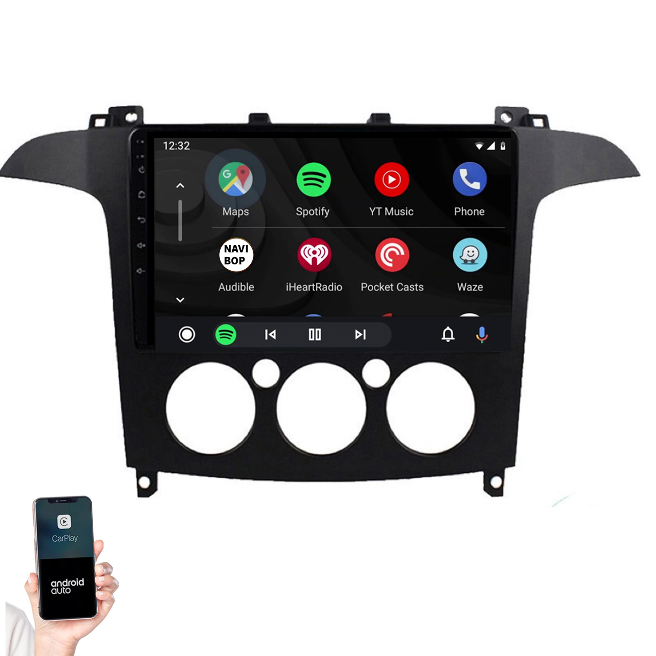 Ford S-MAX | Autoradio | 2006 t/m 2015 | Android 14 | Apple CarPlay & Android Auto