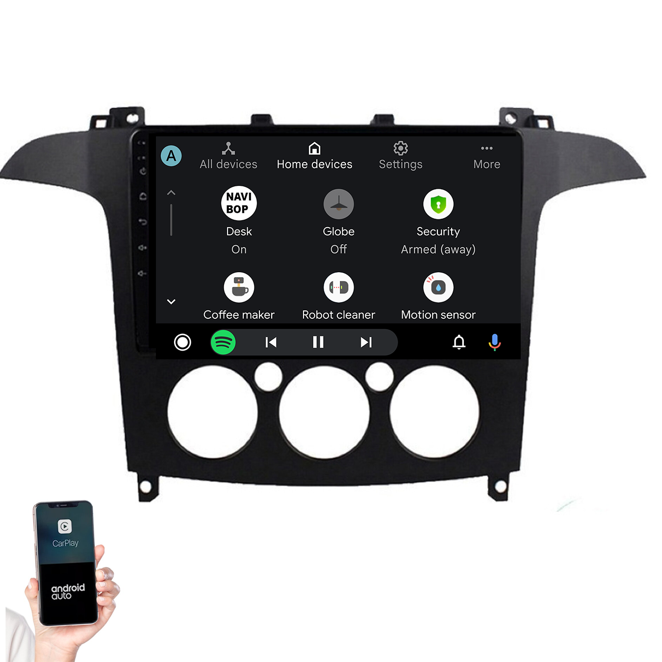 Ford S-MAX | Autoradio | 2006 t/m 2015 | Android 14 | Apple CarPlay & Android Auto