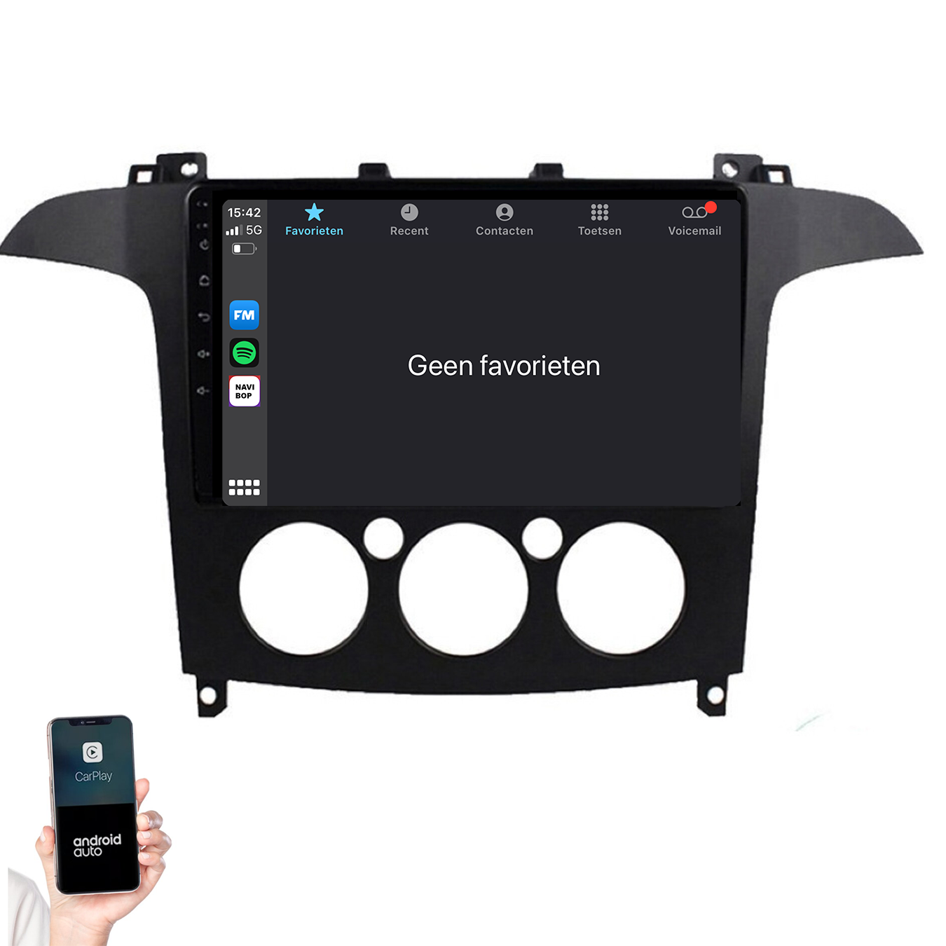 Ford S-MAX | Autoradio | 2006 t/m 2015 | Android 14 | Apple CarPlay & Android Auto