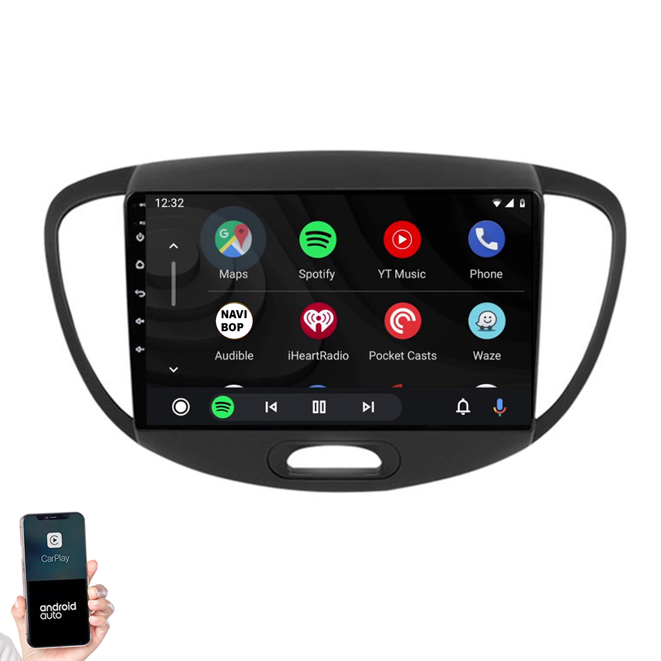 Hyundai I10 | Autoradio | 2007 t/m 2013 | Android 14 | Apple CarPlay & Android Auto