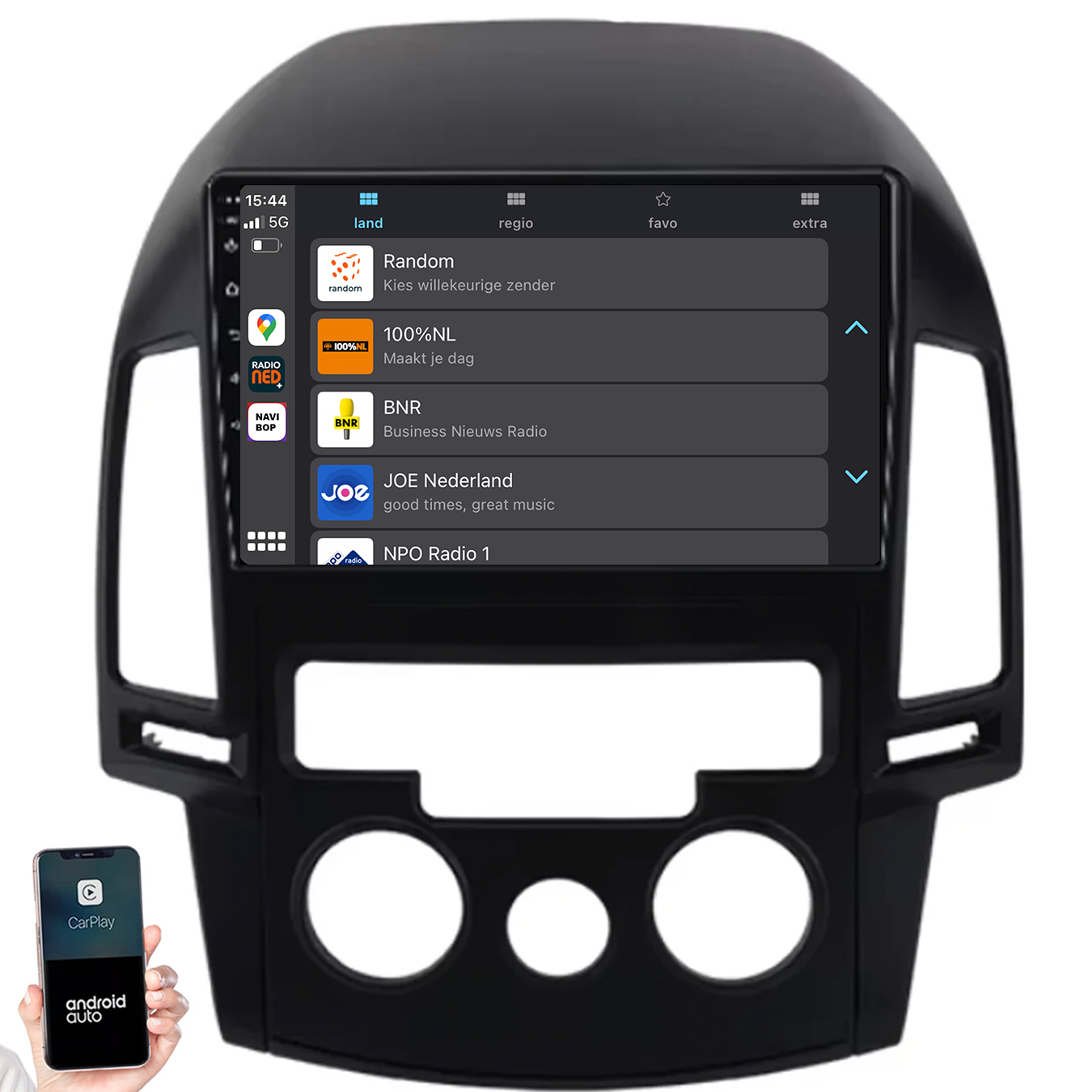 Hyundai I30 | Autoradio | 2007 t/m 2012 | Android 14 | Apple CarPlay & Android Auto