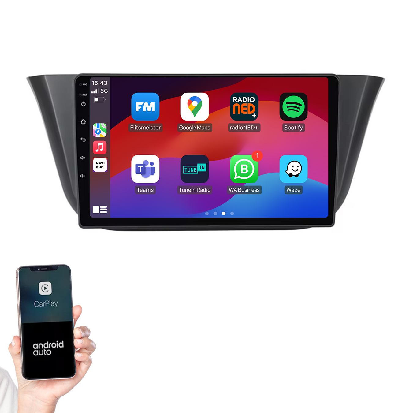 Iveco Daily | Autoradio | 2013 t/m 2019 | Android 14 | Apple CarPlay & Android Auto