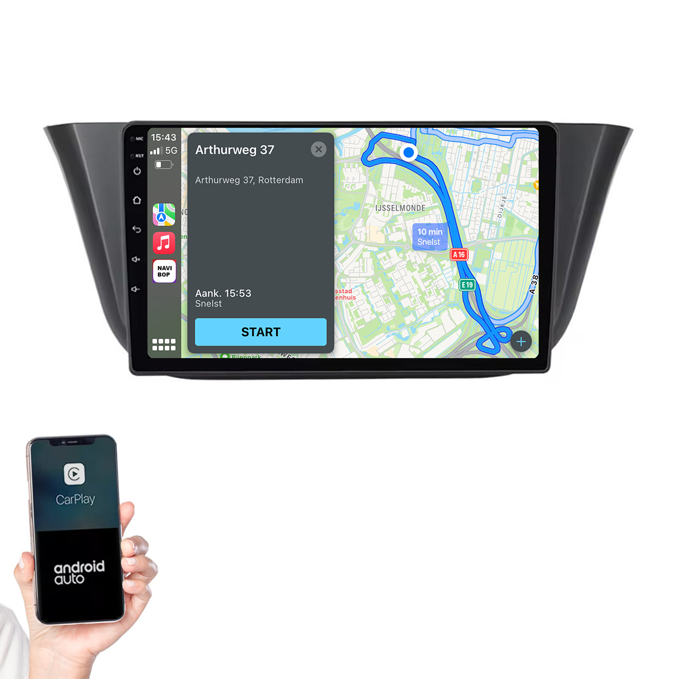 Iveco Daily | Autoradio | 2013 t/m 2019 | Android 14 | Apple CarPlay & Android Auto