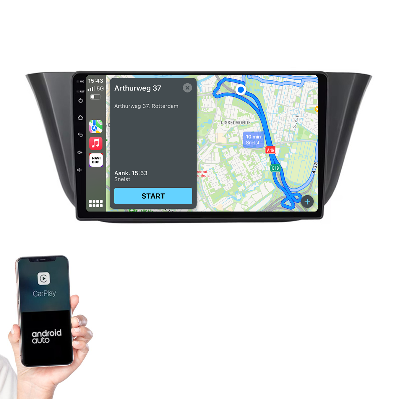 Iveco Daily | Autoradio | 2013 t/m 2019 | Android 14 | Apple CarPlay & Android Auto