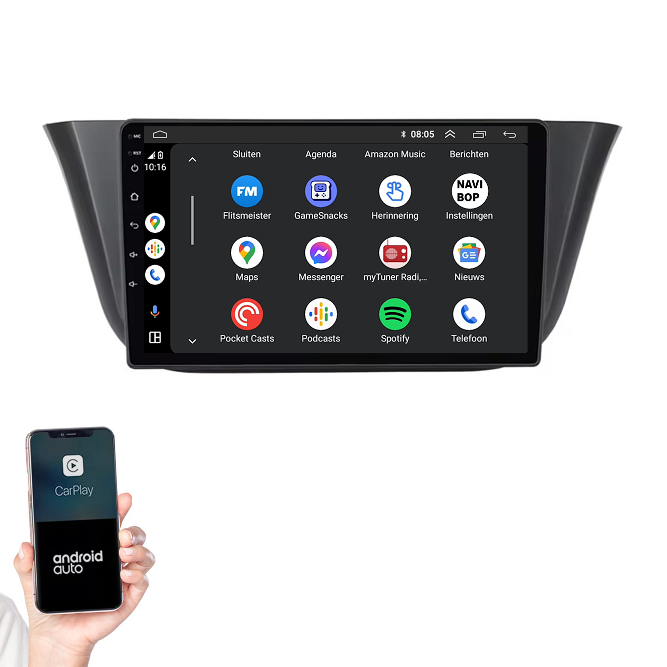 Iveco Daily | Autoradio | 2013 t/m 2019 | Android 14 | Apple CarPlay & Android Auto