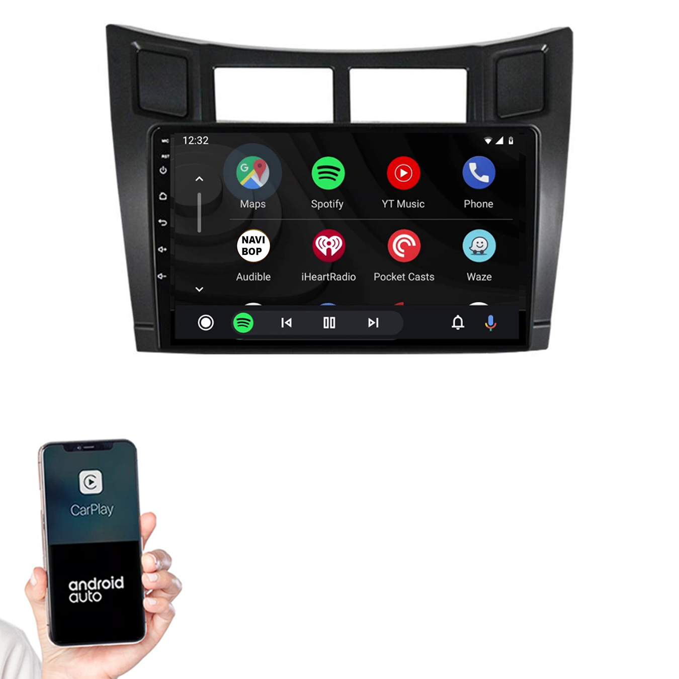 Toyota Yaris | Autoradio | 2005 t/m 2012 | Android 14 | Apple CarPlay & Android Auto